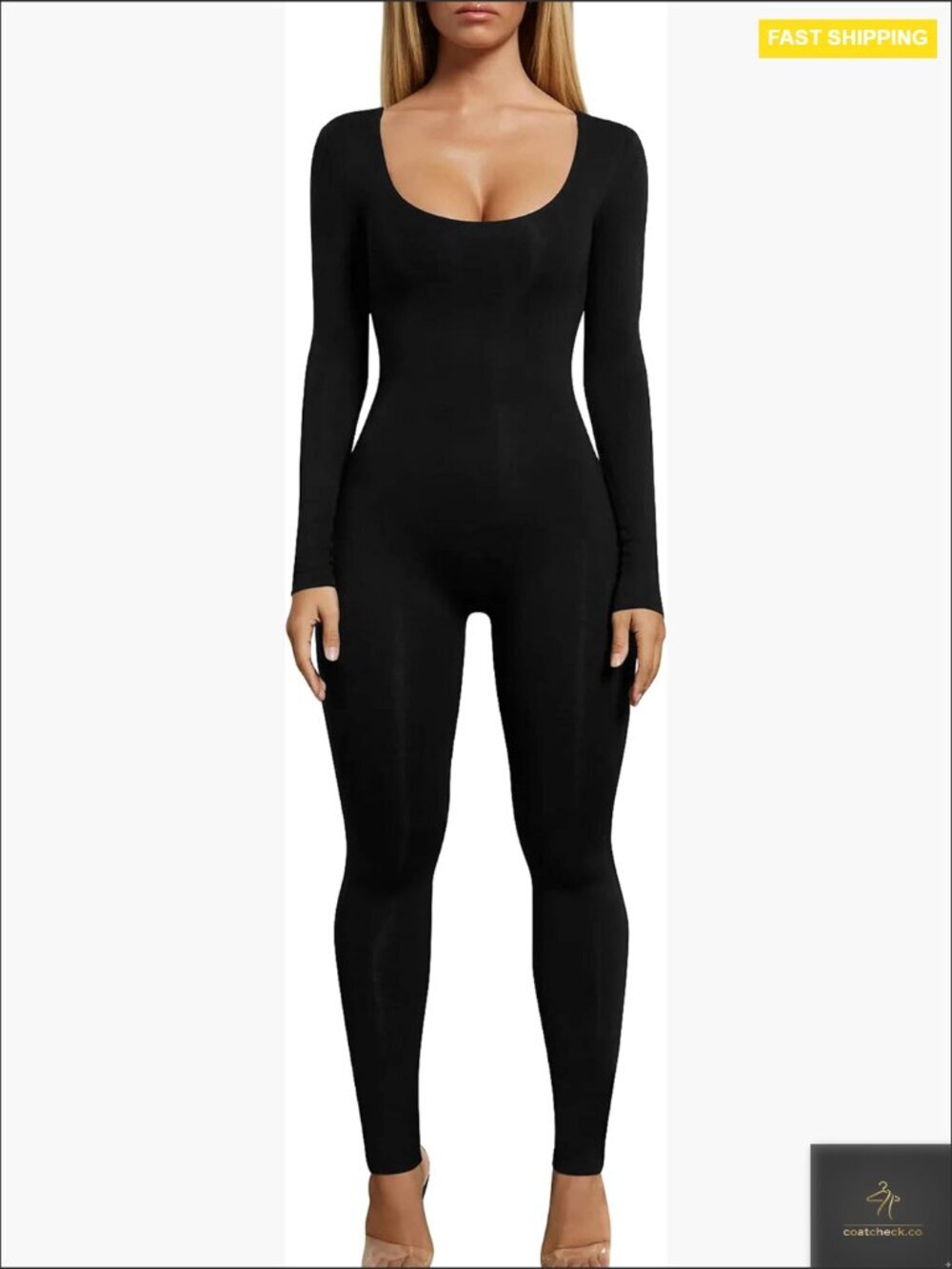 Long Sleeve Bodycon Jumpsuit Sexy Club Outfit Polyester Spandex Slim Fit